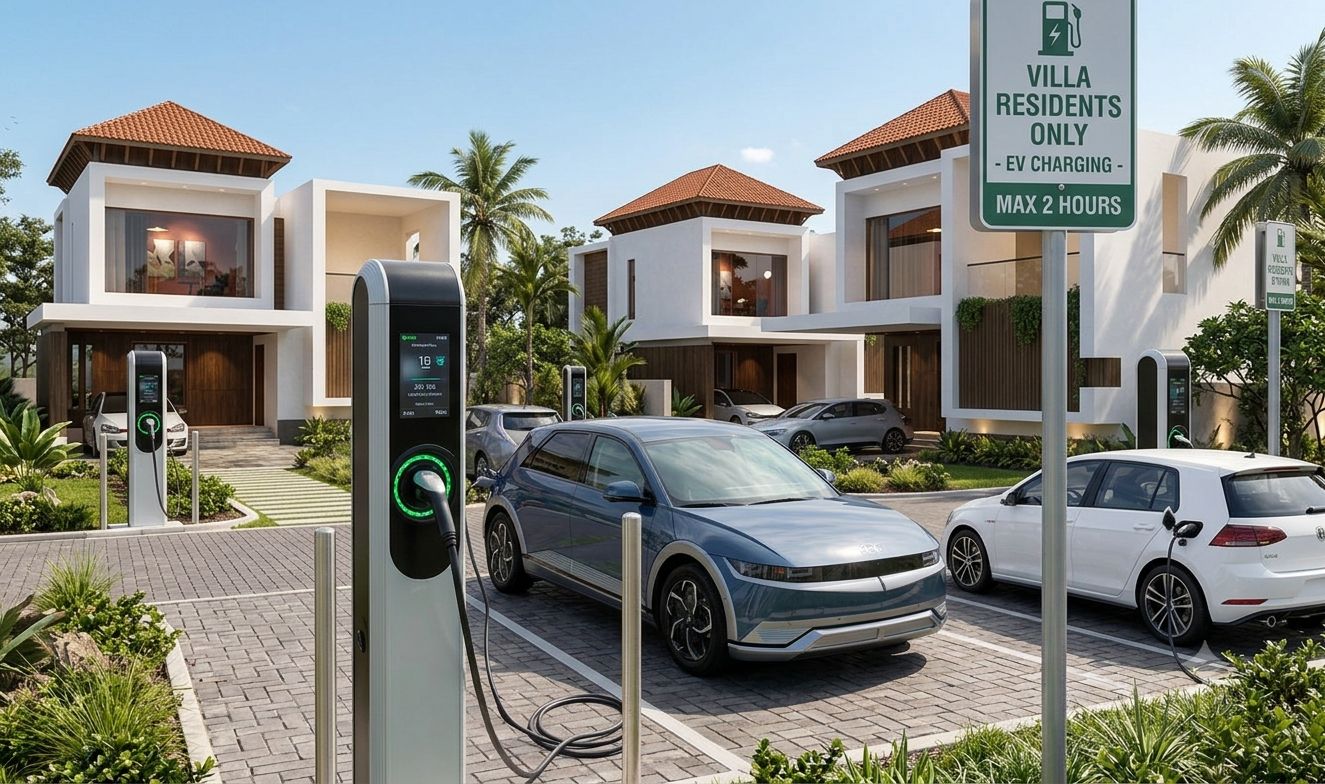 EV Charging Points at Defence Enclave